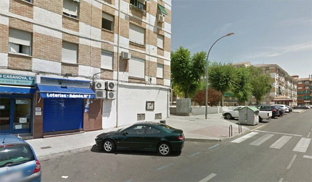 Adimistración de lotería número 7 de Toledo, en la calle Andalucía del barrio de Palomarejos.