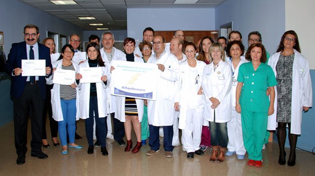 El hospital de Talavera ha conmemorado el aniversario del descubrimiento de los rayos X. Los profesionales del Servidio de Radiología ha realizado distintas actividades