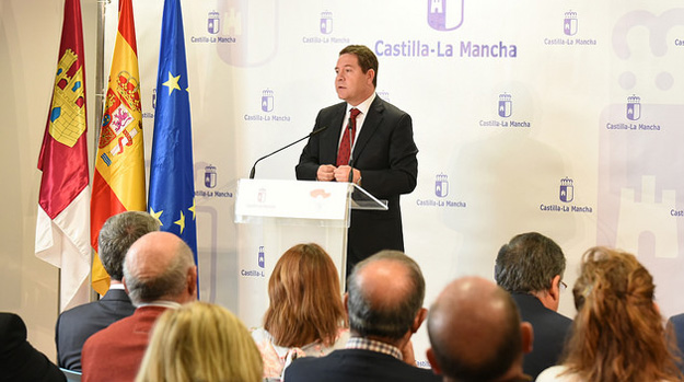 El presidente de castilla-La Mancha, Emiliano García-Page reclamará al presidente del Gobierno, Mariano Rajoy, que plasme 