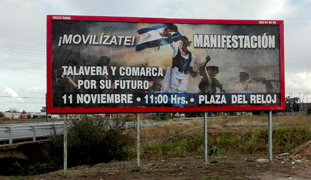 La Mesa por la Recuperación de Talavera y su Comarca elude cualquier politización en la manifestación del 11-N que tendrá lugar en Talavera de la Reian este próximo sábado