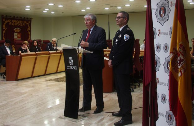 La Policía Local de Illescas ha contado con el aliento de su alcalde.
