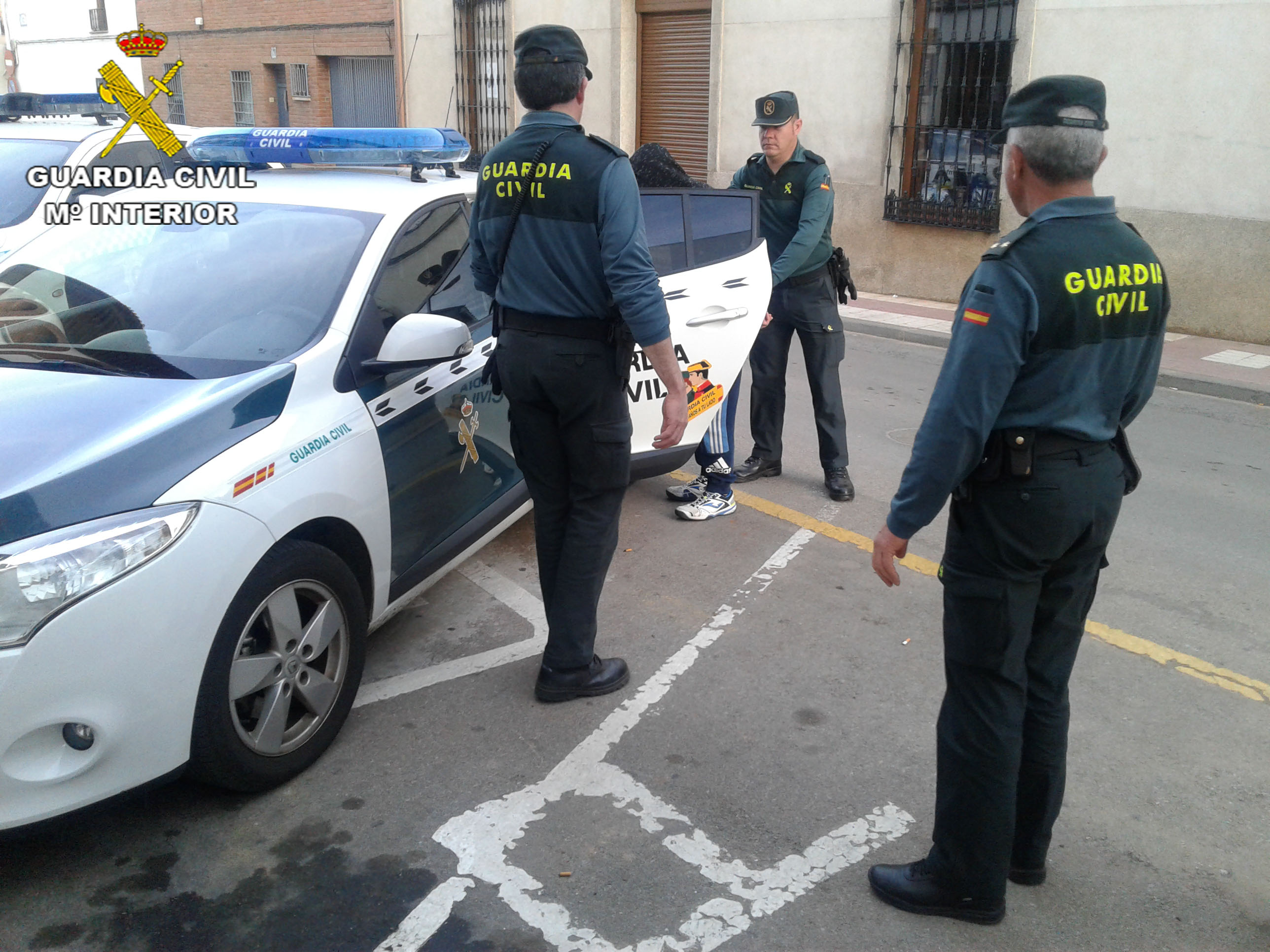 La Guardia Civil detuvo a los sospechosos. Foto de archivo.