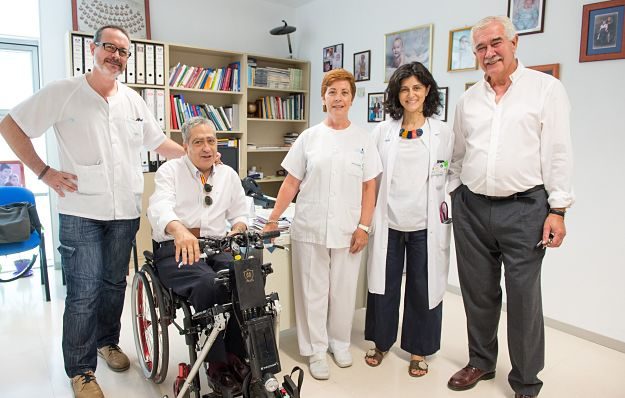 Componentes de la Unidad premiada. Foto HN Parapléjicos.