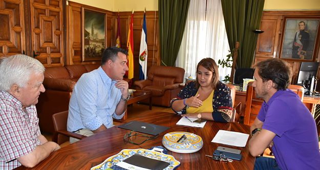 Reunión entre CF Talavera y Ayuntamiento.