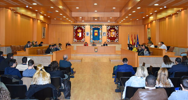 Pleno municipal de Talavera.