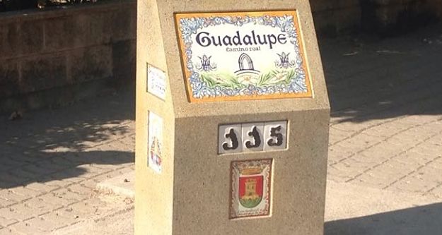 Señalización del Camino Real de Guadalupe.