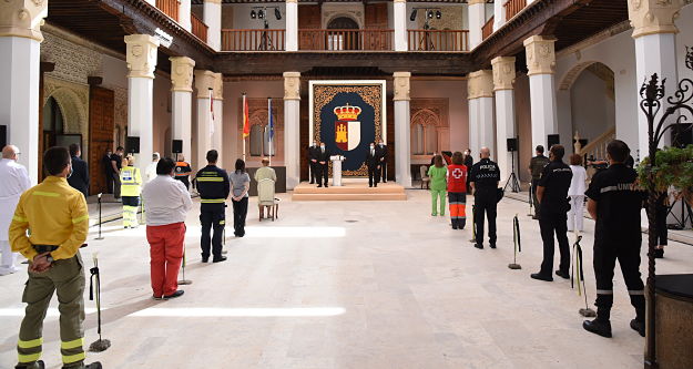 Acto institucional en el Palacio de Fuensalida.